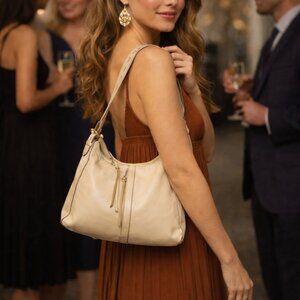 Hobo Vintage Hide Marley Parchment Hobo Style Bag